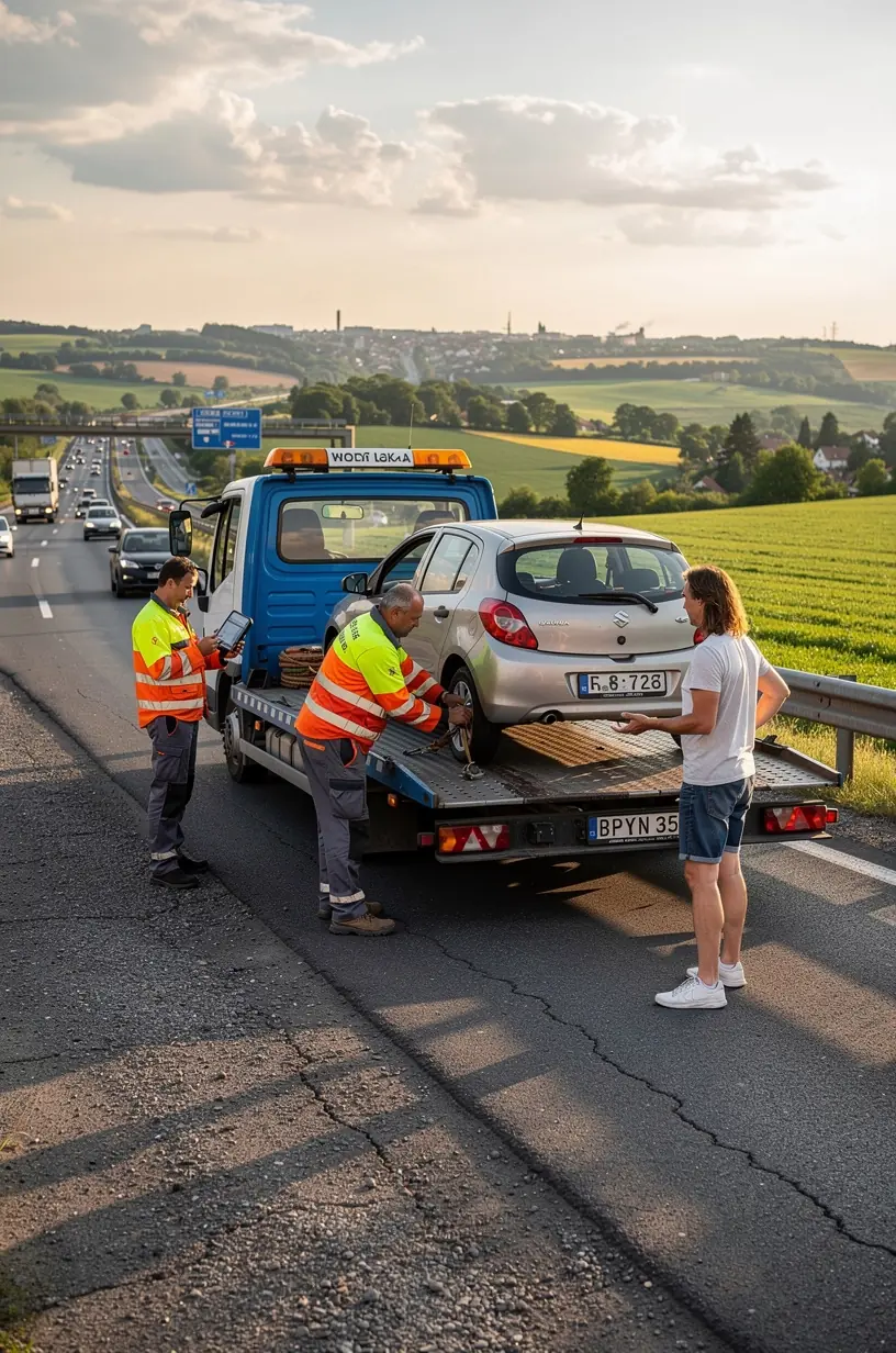 Nočná služba odťahovej a diagnostickej pomoci na Slovensku pripravená na rýchly zásah pri poruchách vozidiel.